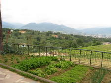 A view of the mountains of Tuscany, Italy.