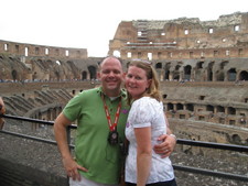 Someone was nice enough to take our photo!

Charly & Melanie - Colliseum, Rome, Italy!