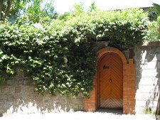 An interesting entrance to a home.