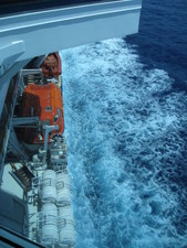 What do you do on a day at sea?  Take photos from the 10th deck...