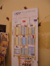 As we walked around Athens, I snapped some photos of interesting things.  Here's cheap telephone cards for all the world!