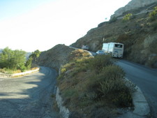 ...we went back and forth on roads like this to climb about 1000'.