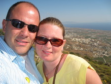 Charly & Melanie - Mount of Profitis Elias 

Santorini, Greece - June 12, 2008