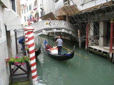 A very typical scene in Venice.