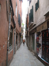 Narrow walkways with tons of shops -- much narrower than in Dubrovnik.