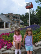 We are here!  Hooray!  The ride up the mountain was a little scary at times -- but we're all good!