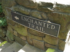 We start our journey of the Enchanted Trail!