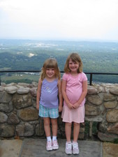 Josie & Paige - Rock City - Lover's Leap - June 26, 2008