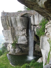 The waterfall by Lover's Leap...