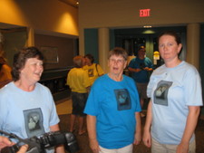 Linda, Beverly & Melanie hanging out.