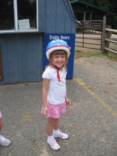 AND THEN -- Go to the Horse Stables to ride a horse!?  

(Josie was extremely excited!!!)