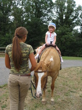 Whoo hoo, the horses name is Sonny, and he was nice and calm!