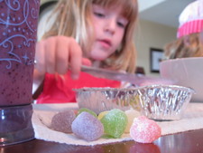 Here's a close-up view of Josie's toppings!