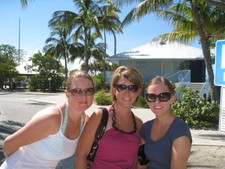 Today we went to Fort Myers Beach!  Here's the Caldwell girls, with the newest Caldwell on the left. :)