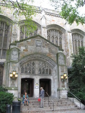 The entrance to the Law Library.