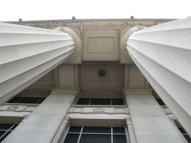 Angell Hall - a view straight up!