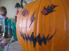 Wow, the artist, aka Mel-Mel's spppppoooky pumpkin!