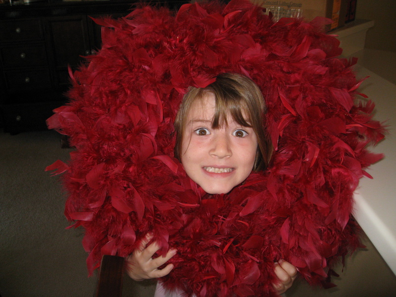 Paige helping with Christmas Decorating!