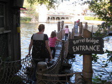 We went on the Barrel Bridge two times!