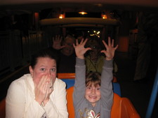 Goofy's Roller Coasting.  It was too much for Mel-Mel. :)