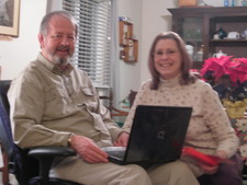 Jeff & Joanne review Joanne's new notebook!  Christmas was very good to her this year!  Whoo hoo!