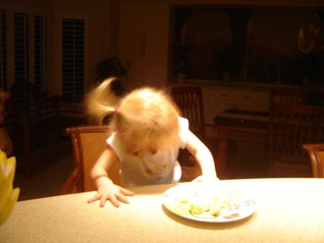 Now she's headbanging -- getting ready for the Guns N Roses concert!