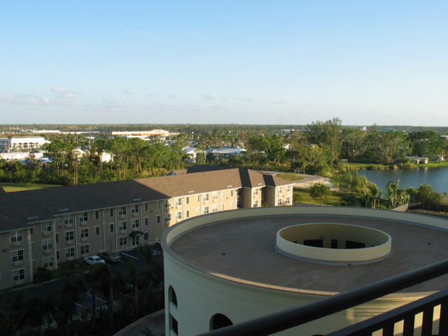 Here's a view from the 8th floor toward the Southeast.