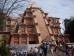 The last day of our magical trip we went to Epcot. This is where they have different countries. This one is Mexico, where we had lunch. Arriba!