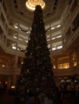 The inside of our hotel/christmas tree