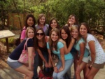 the whole group, going from the top, jane, natalie, megan, rachel, Van, meredith, marina, caroline, me, and laura