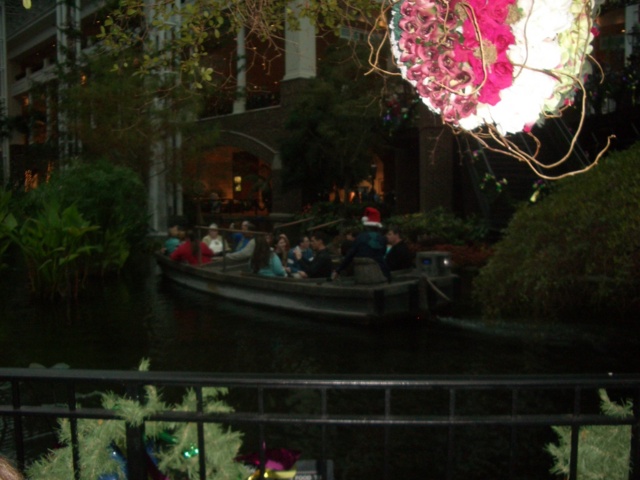 Here is one pic of the inside where they had a river that actually has rides through it the hotel