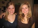 Me and my bff! Check out her wonderful hair that i curled!