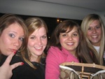 Vanessa, me, Cassandra, and Ashley driving around