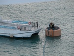 Here we are anchoring up in Labadee, Haiti.