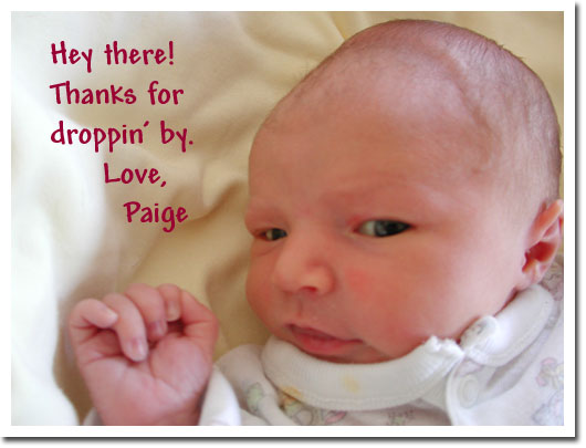 Welcome to Paige's Web Site!